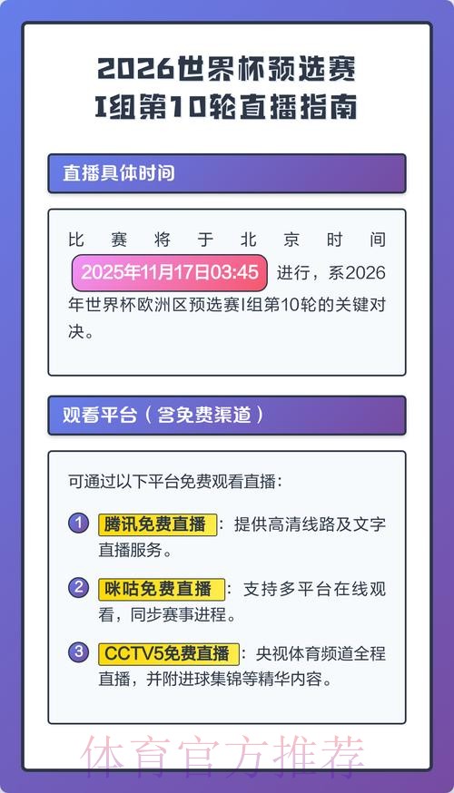2026世界杯直播一览观看指南怎么看 2026世界杯直播一览观看指南怎么看